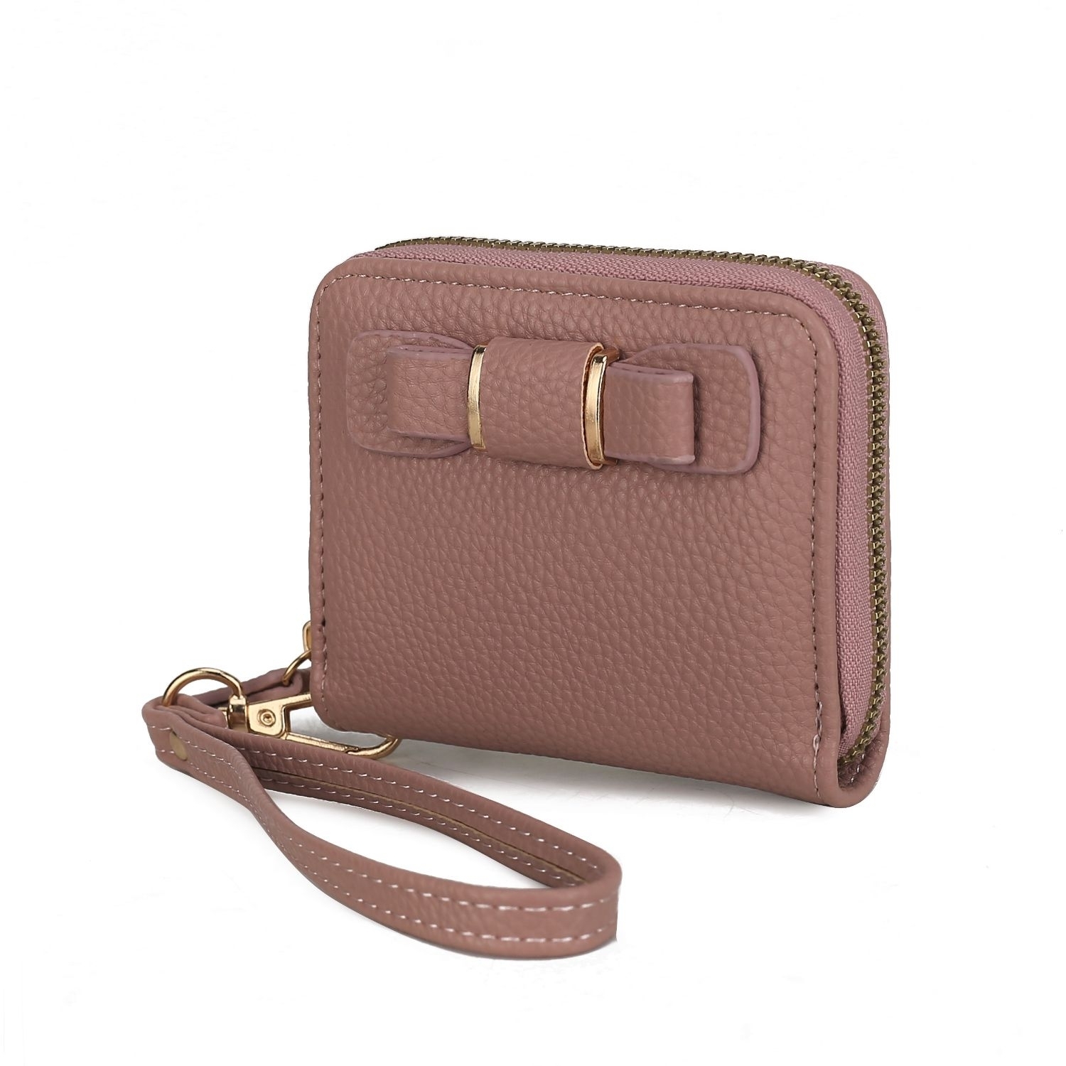 MKF Collection Patricia Small Wallet By Mia K - Mauve