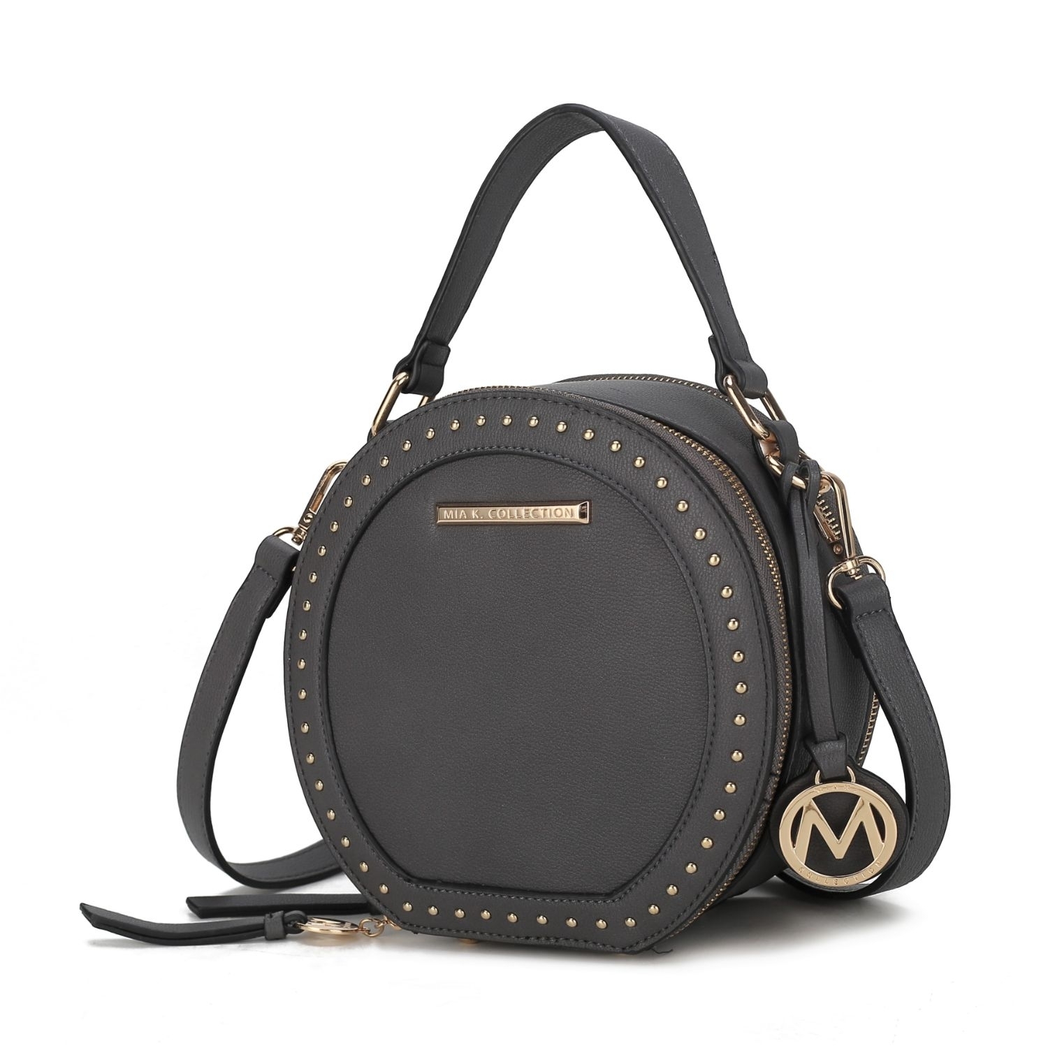 MKF Collection Lydie Crossbody Handbag By Mia K - Charcoal