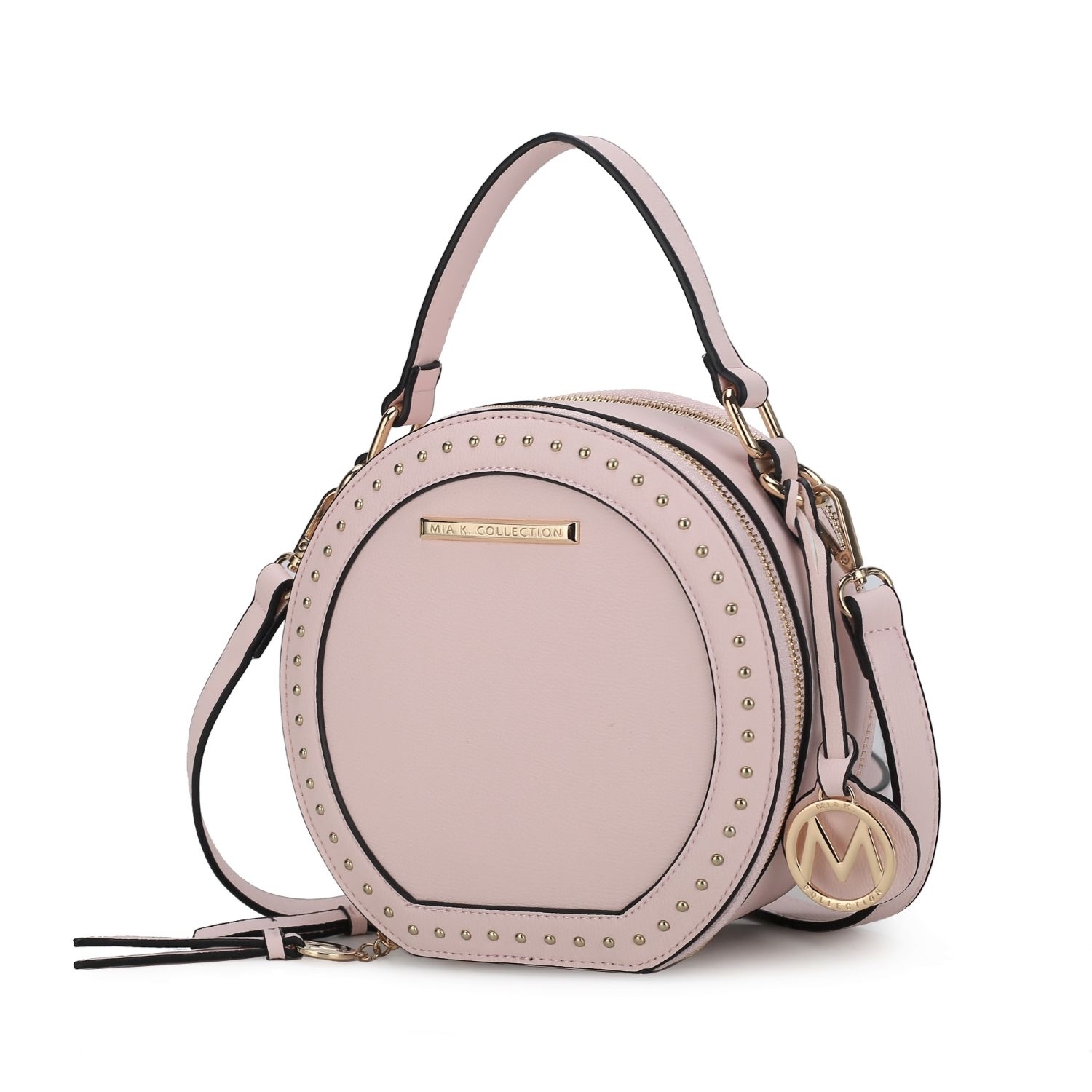 MKF Collection Lydie Crossbody Handbag By Mia K - Light Blush