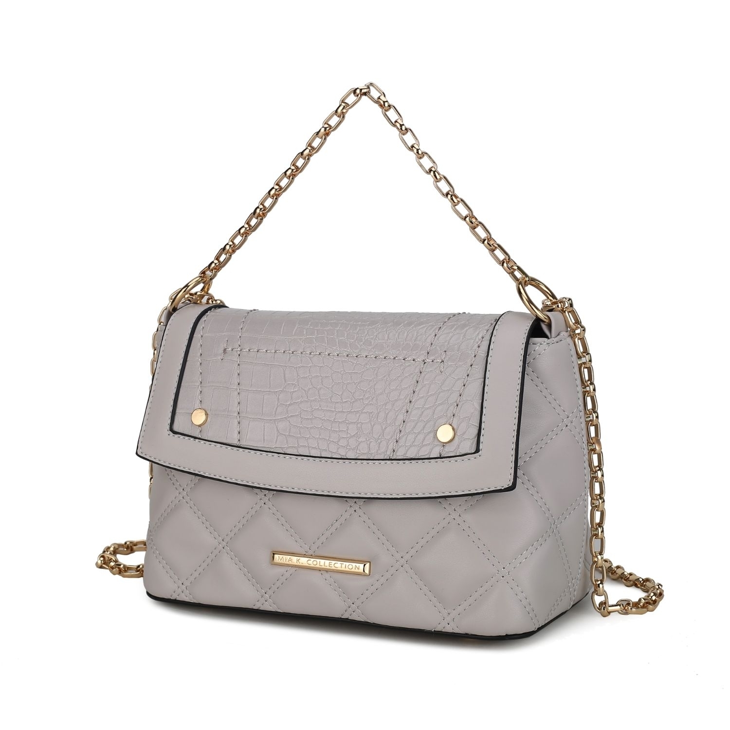 MKF Collection Danna Shoulder Handbag By Mia K - Grey