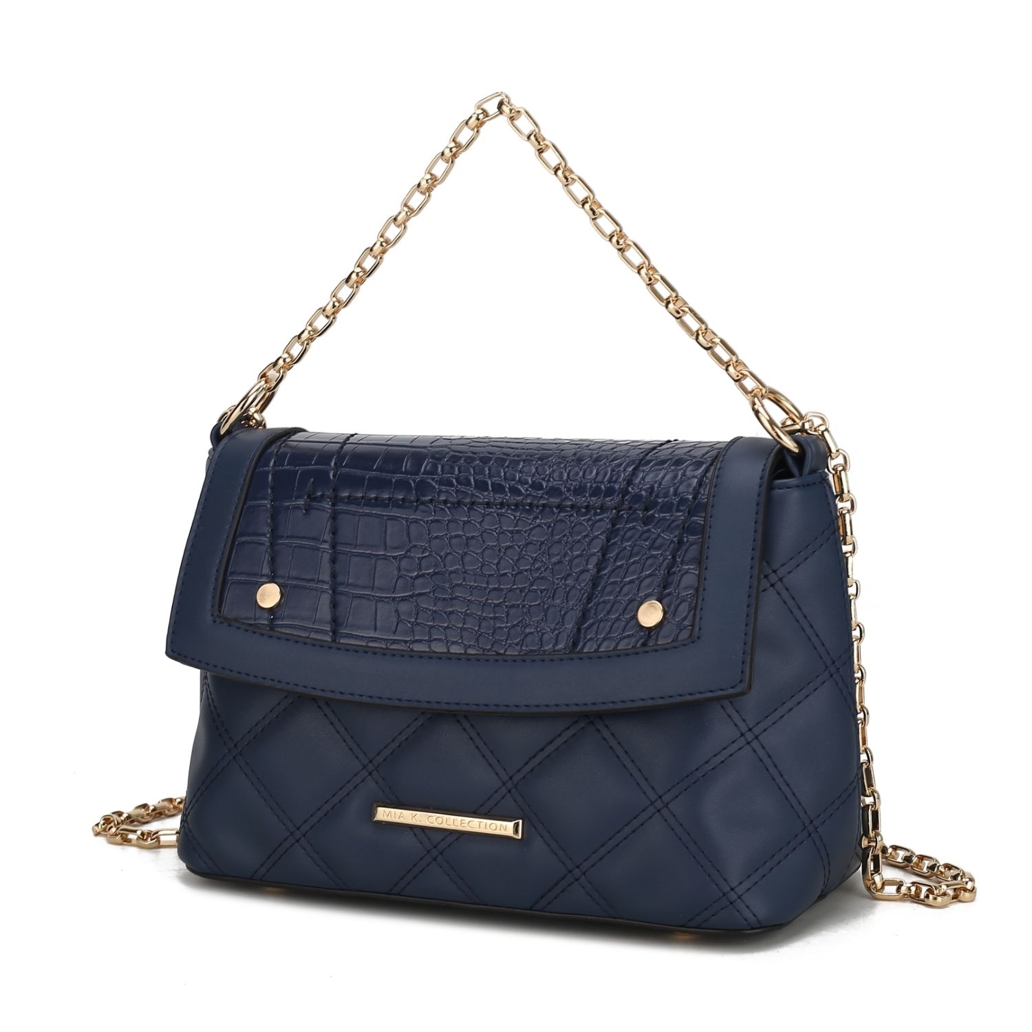 MKF Collection Danna Shoulder Handbag By Mia K - Navy