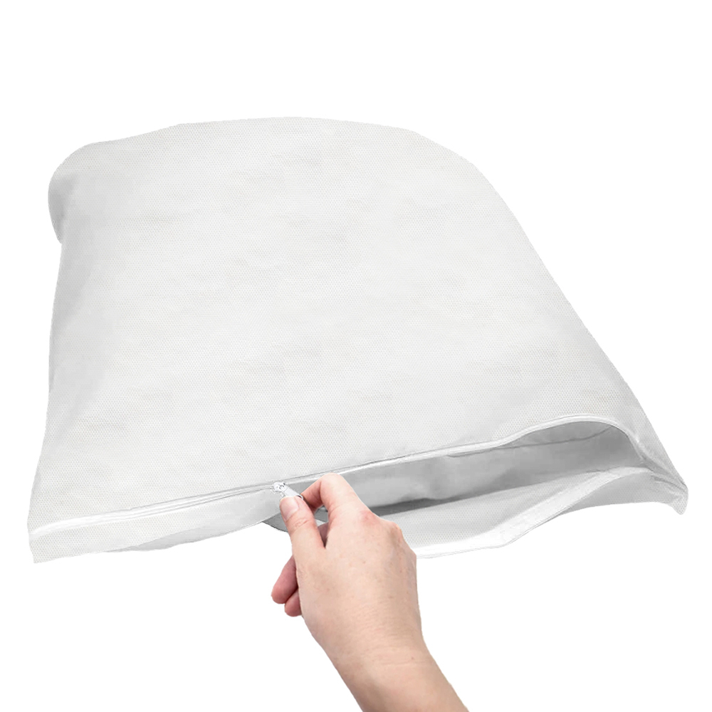 Multi-Pack: Zippered Waterproof Bed Bug/Dust Mite Fabric Pillow Covers - 2-Pack
