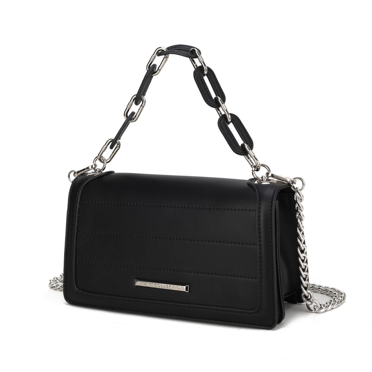 MKF Collection Dora Crossbody Handbag By Mia K - Light Grey
