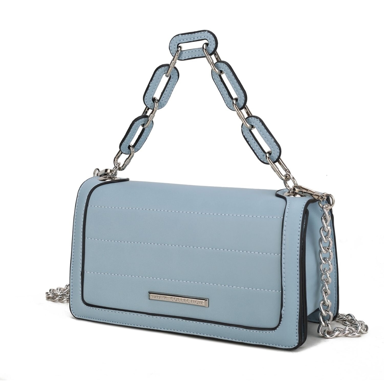 MKF Collection Dora Crossbody Handbag By Mia K - Denim