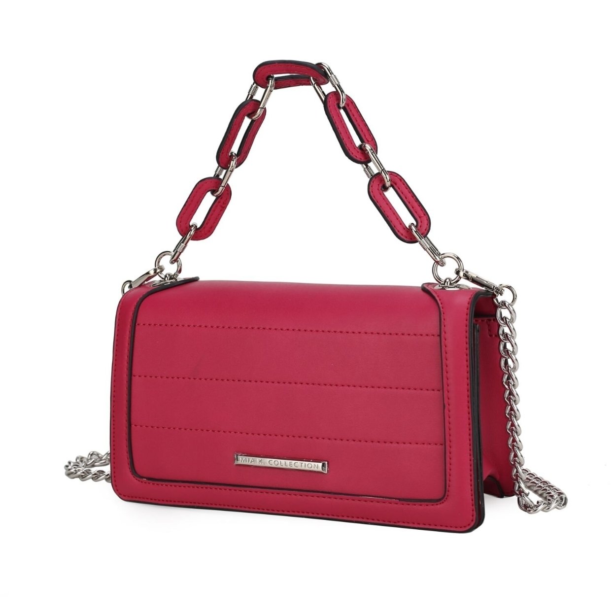 MKF Collection Dora Crossbody Handbag By Mia K - Fuschia