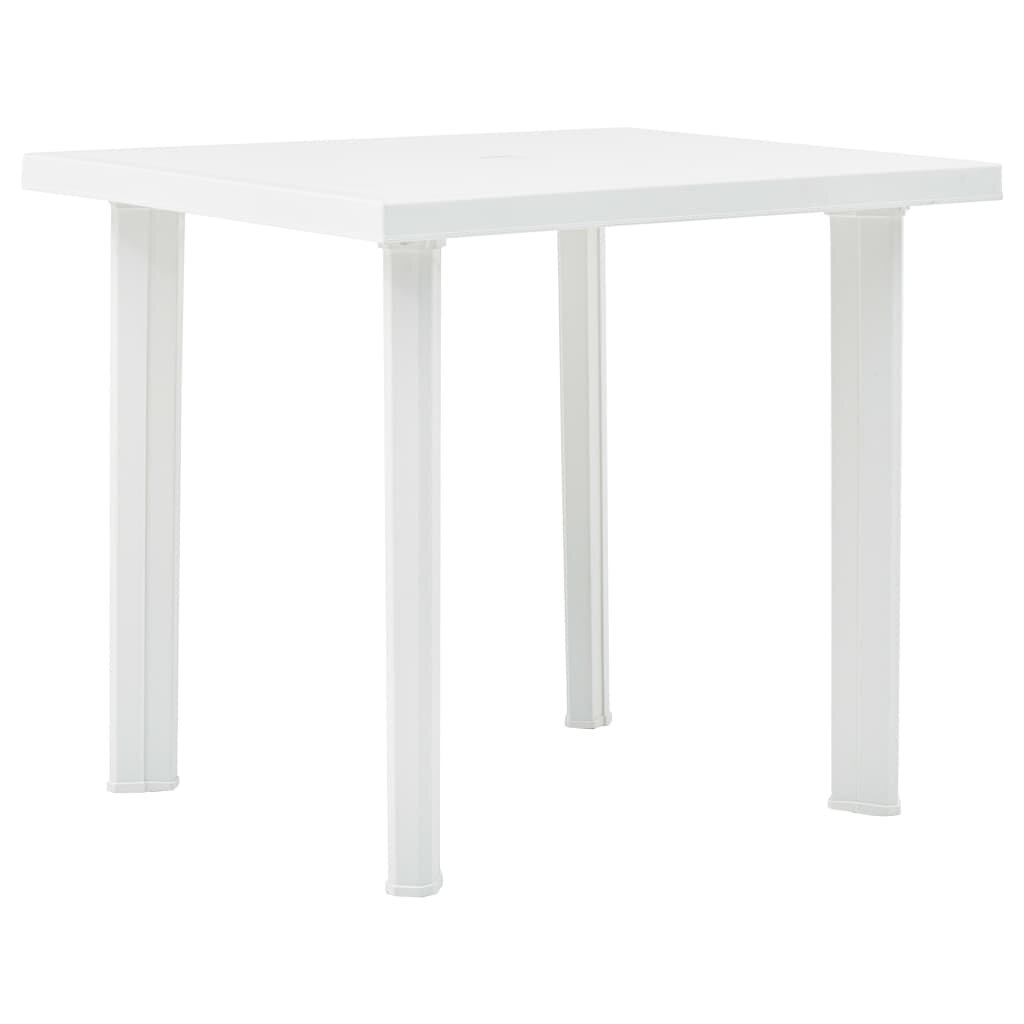 48802 Garden Table White 32"x30"x28.3" Plastic