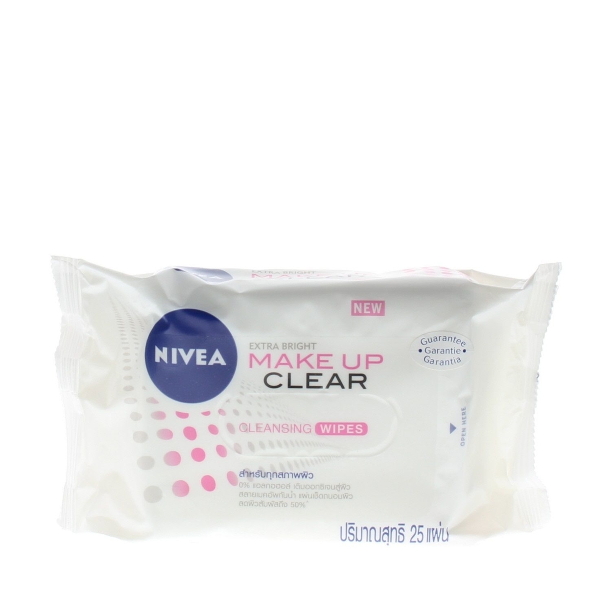 Nivea Make Up Clear Cleansing Wipes (25 Wipes)