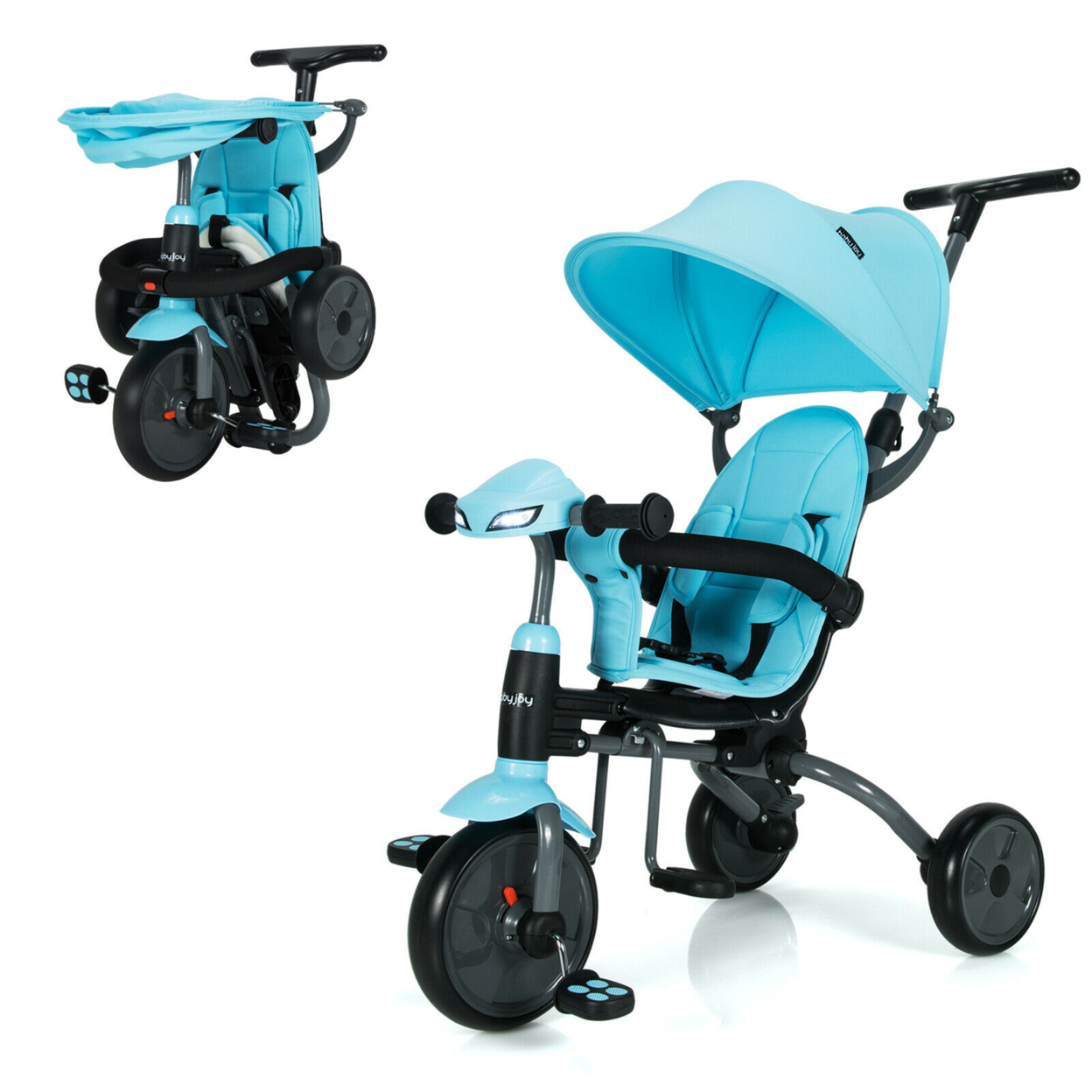 gymax 3 in 1 stroller