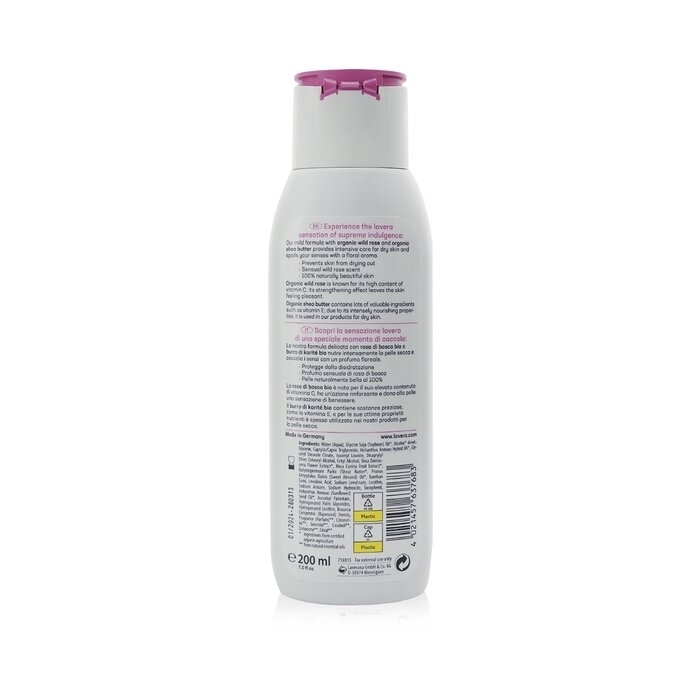 Lavera - Body Lotion (Delicate) - With Organic Wild Rose & Organic Shea Butter - For Normal To Dry Skin(200ml/7oz)