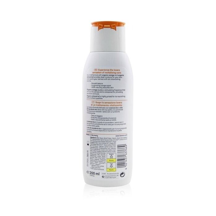 Lavera - Body Lotion (Revitalising) - With Organic Orange & Organic Almond Oil - For Normal Skin(200ml/7oz)