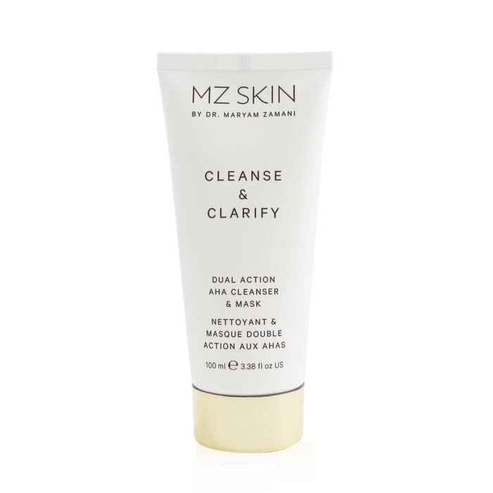 MZ Skin - Cleanse & Clarify Dual Action AHA Cleanser & Mask(100ml/3.38oz)