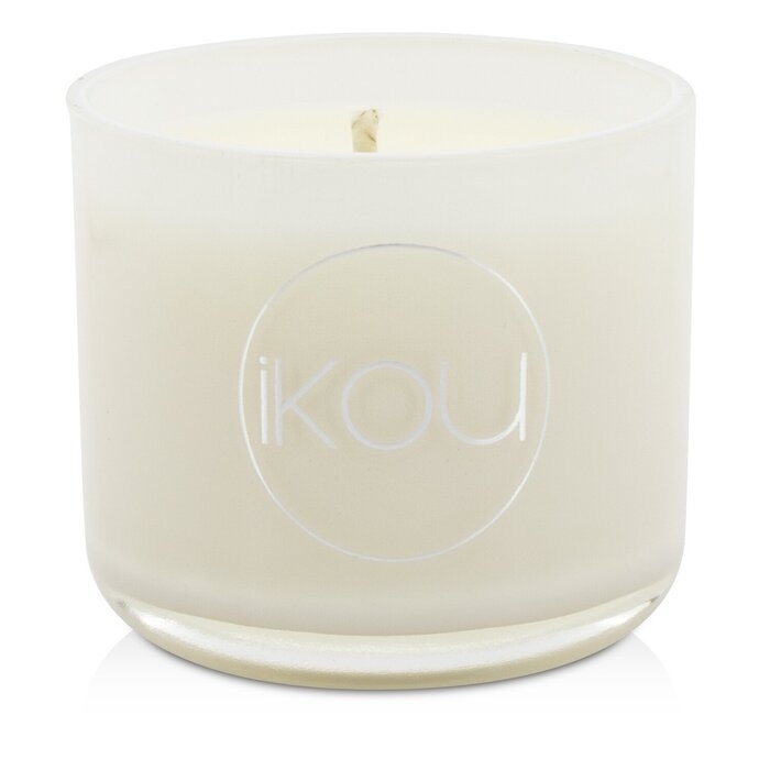 iKOU - Eco-Luxury Aromacology Natural Wax Candle Glass - Happiness (Coconut & Lime)(85g)
