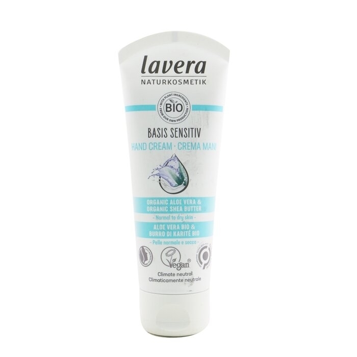 Lavera - Basis Sensitiv Hand Cream With Organic Aloe Vera & Organic Shea Butter - For Normal To Dry Skin(75ml/2.6oz)