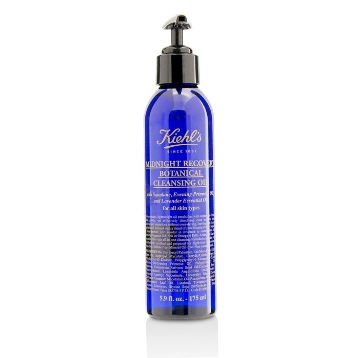 Kiehl's - Midnight Recovery Botanical Cleansing Oil - For All Skin Types(175ml/5.9oz)