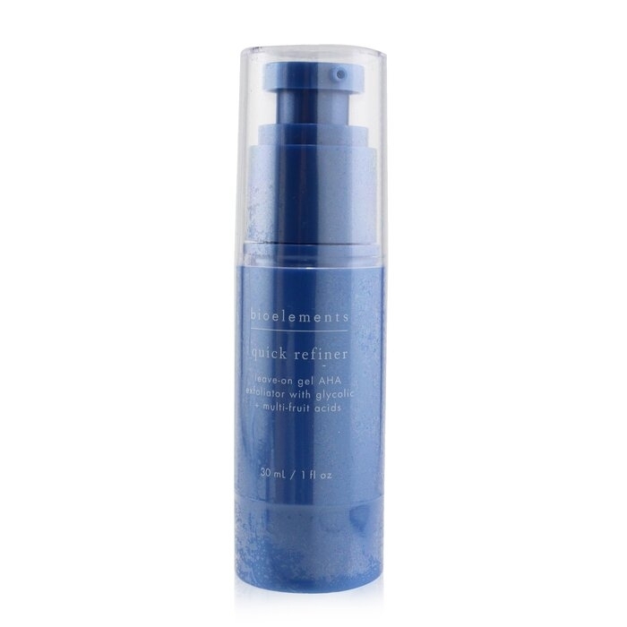 Bioelements - Quick Refiner - Leave-On Gel AHA Exfoliator With Glycolic + Multi-Fruit Acids - For All Skin Types, Except Sensitive(30ml/1oz)