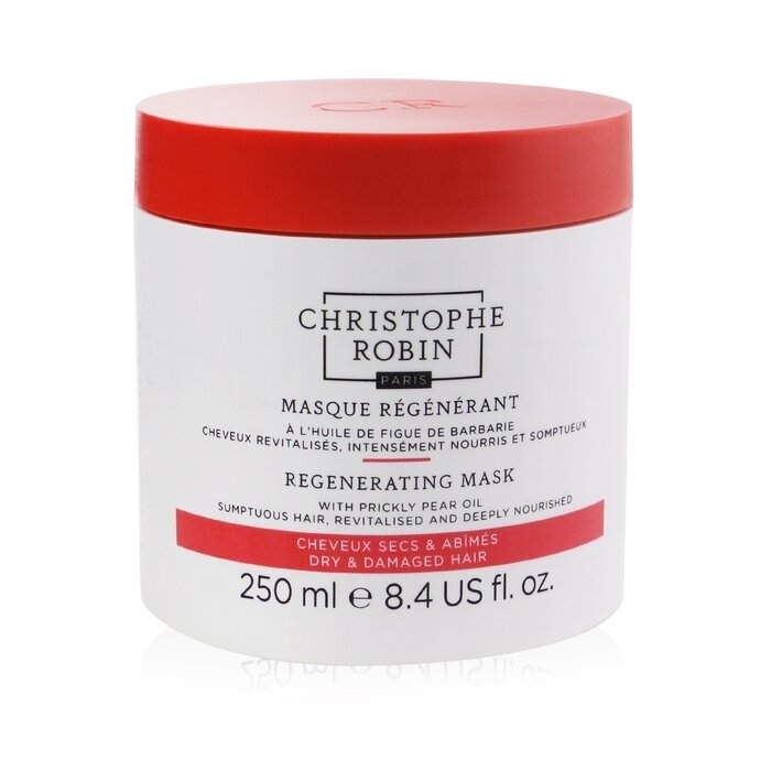 Christophe Robin - Regenerating Mask With Rare Prickly Pear Oil - Dry & Damaged Hair(250ml/8.4oz)