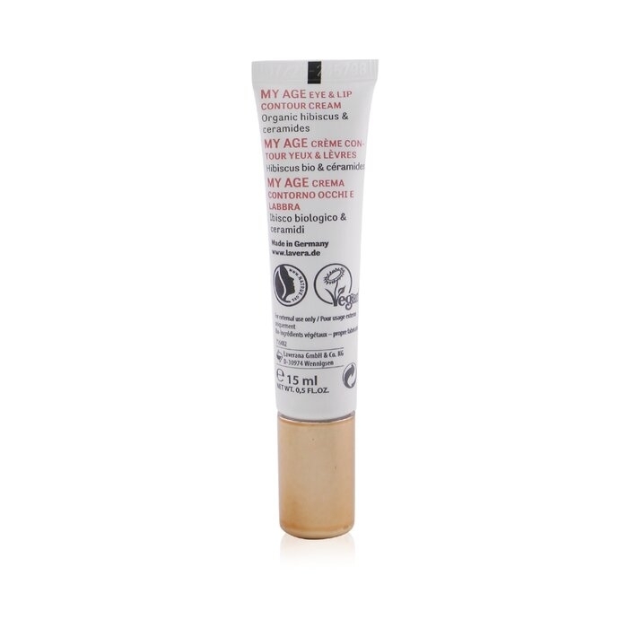 Lavera - My Age Eye & Lip Contour Cream With Organic Hibiscus & Ceramides - For Mature Skin(15ml/0.5oz)