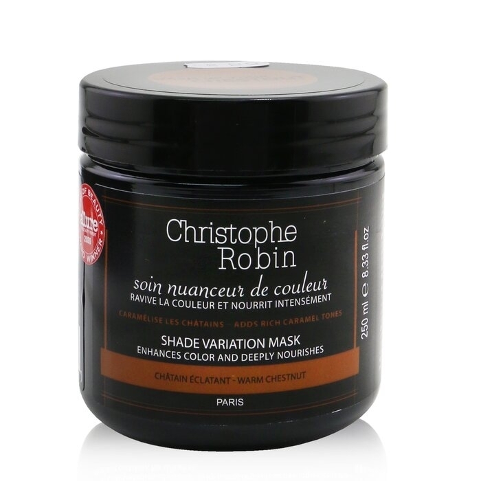 Christophe Robin - Shade Variation Mask (Enhances Color & Deeply Nourishes) - Warm Chestnut(250ml/8.33oz)