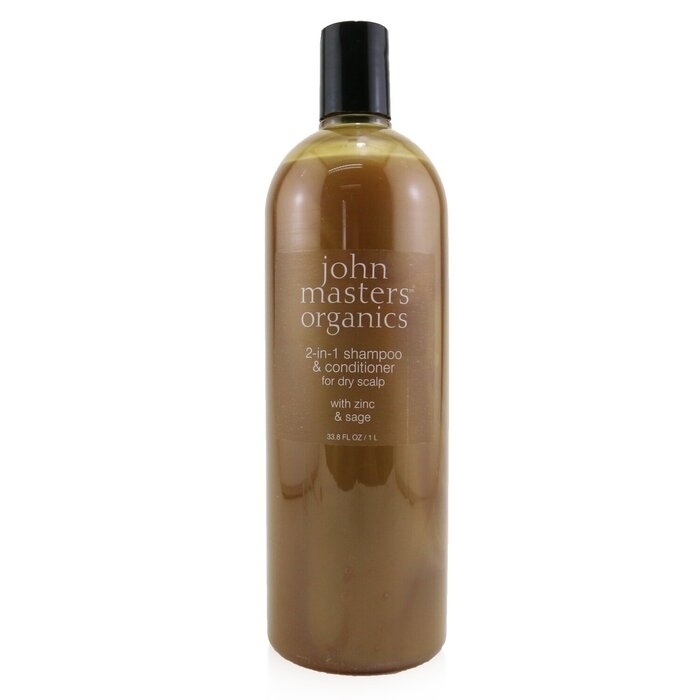 John Masters Organics - 2-in-1 Shampoo & Conditioner For Dry Scalp With Zinc & Sage(1000ml/33.8oz)