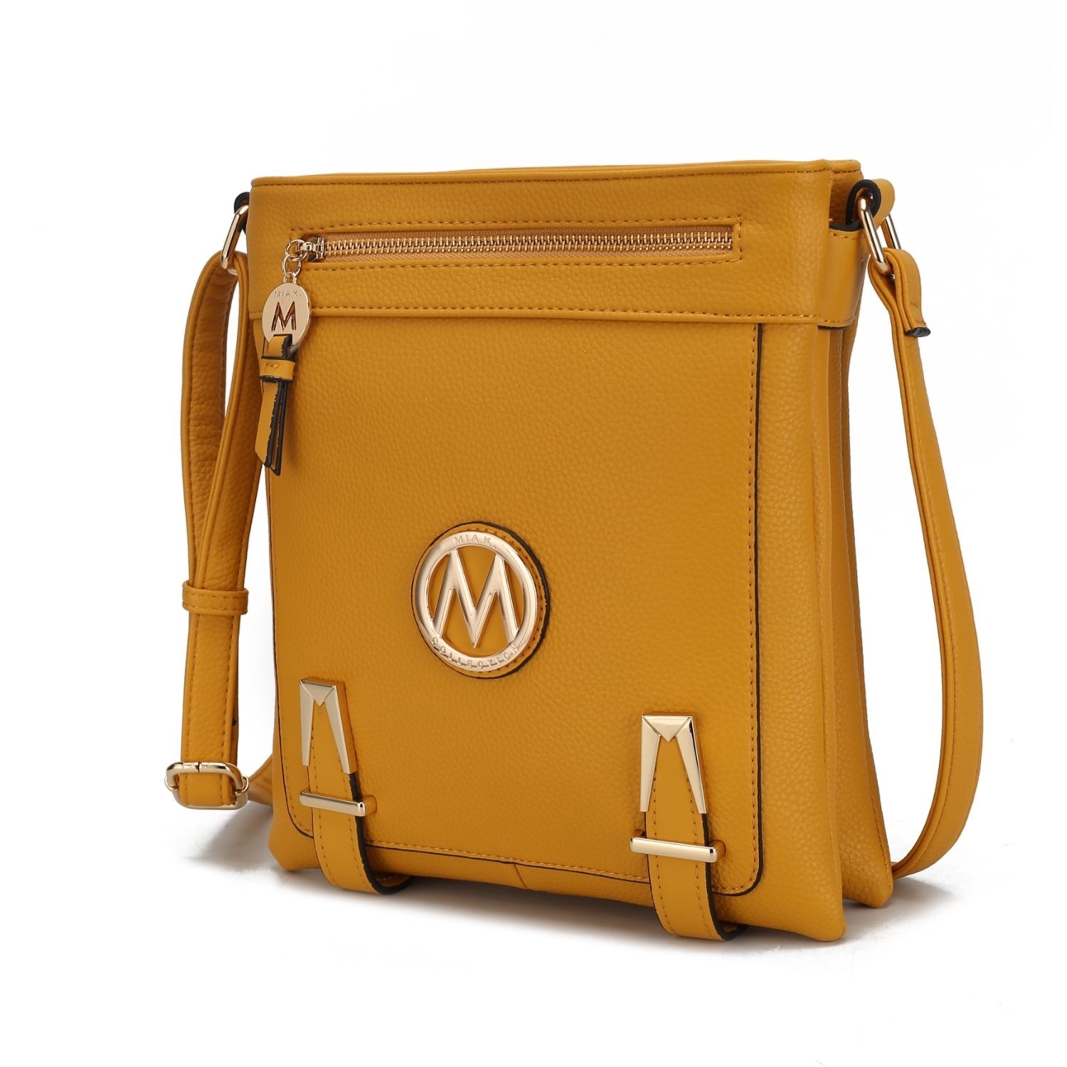 MKF Collection Greta Crossbody Handbag By Mia K - Yellow