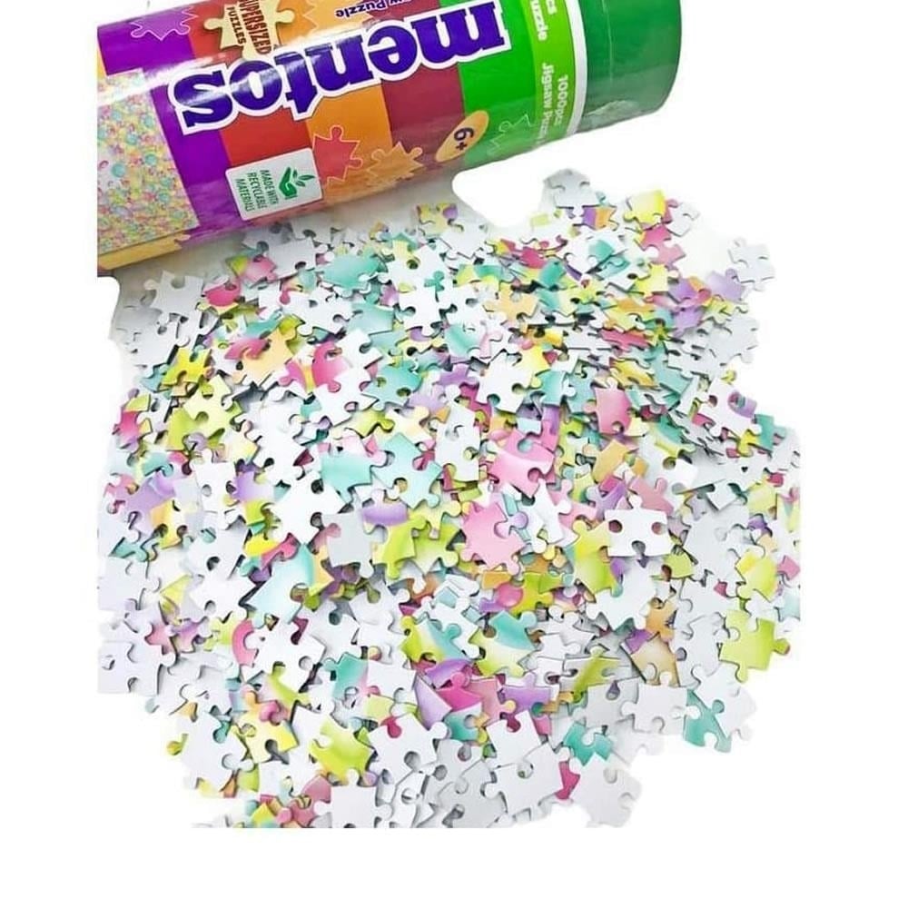 Mentos Rainbow Supersized 1,000pc Colorful Candy Jigsaw Puzzle 20x27 YWOW
