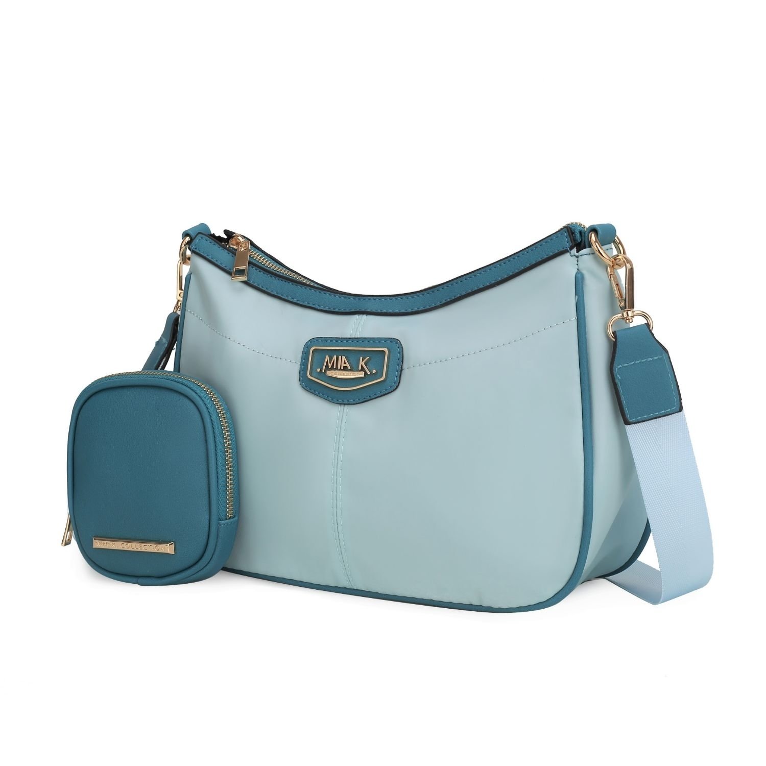 MKF Collection Freya 2-Pc Crossbody Handbag By Mia K - Blush - Blush