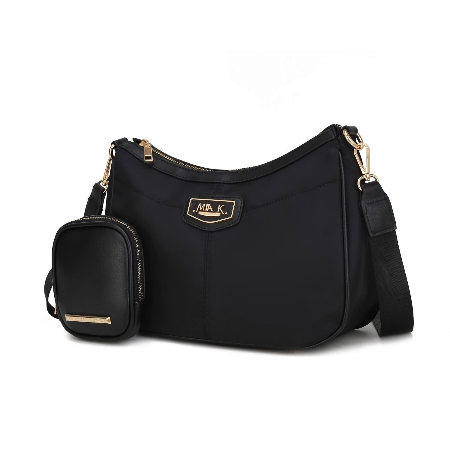 MKF Collection Freya 2-Pc Crossbody Handbag By Mia K - Black - Black
