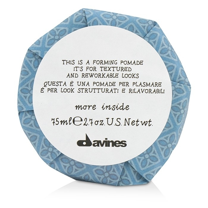 Davines - More Inside This Is A Forming Pomade (For Textured And Reworkable Looks)(75ml/2.7oz)