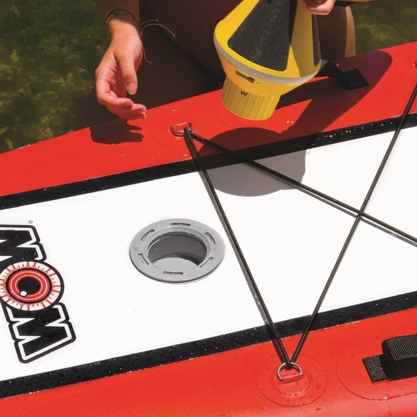 WOW Sports WOW-SOUNDBOARD SUP Stand Up Inflatable Paddleboard With WOW-SOUND Buoy (21-3010)