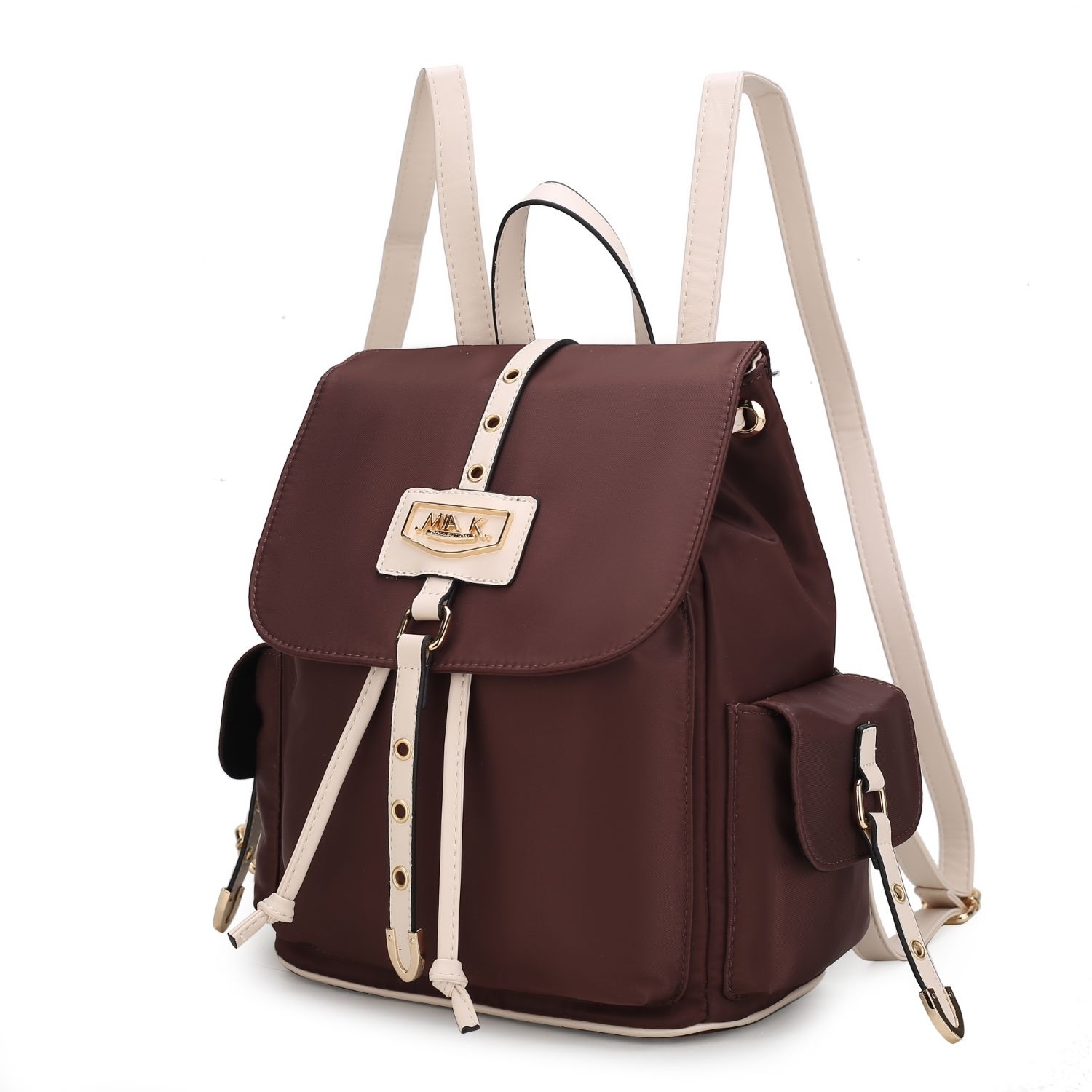 MFK Collection Paula Backpack By Mia K. - Chocolate