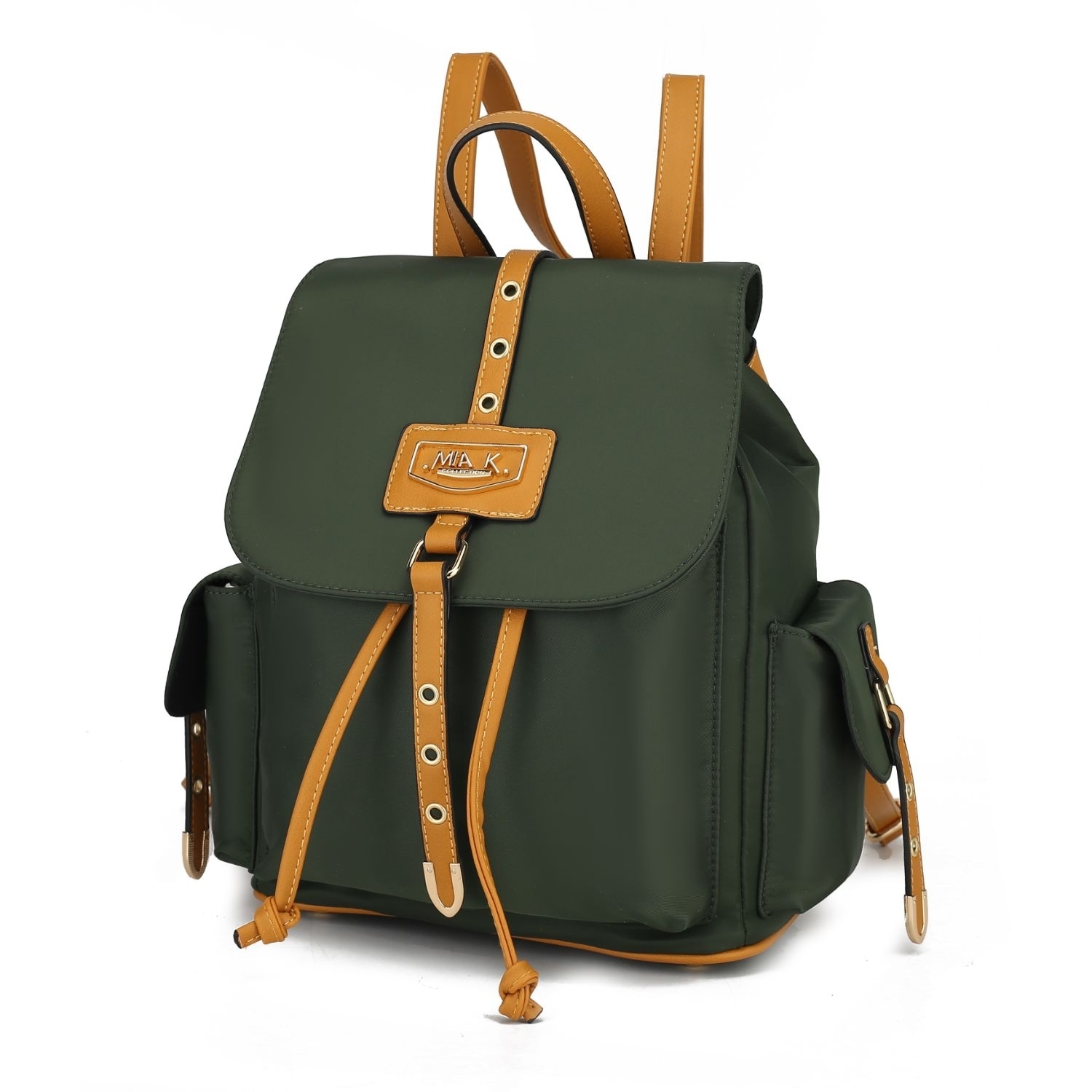 MFK Collection Paula Backpack By Mia K. - Olive