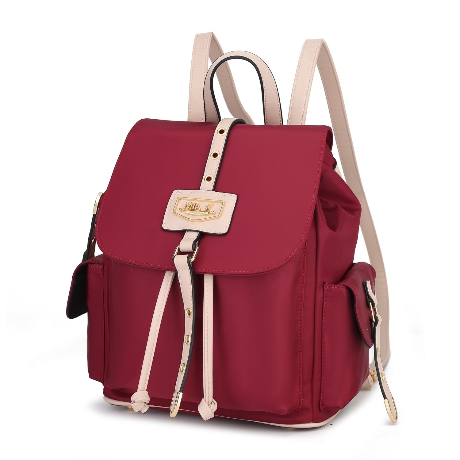 MFK Collection Paula Backpack By Mia K. - Wine