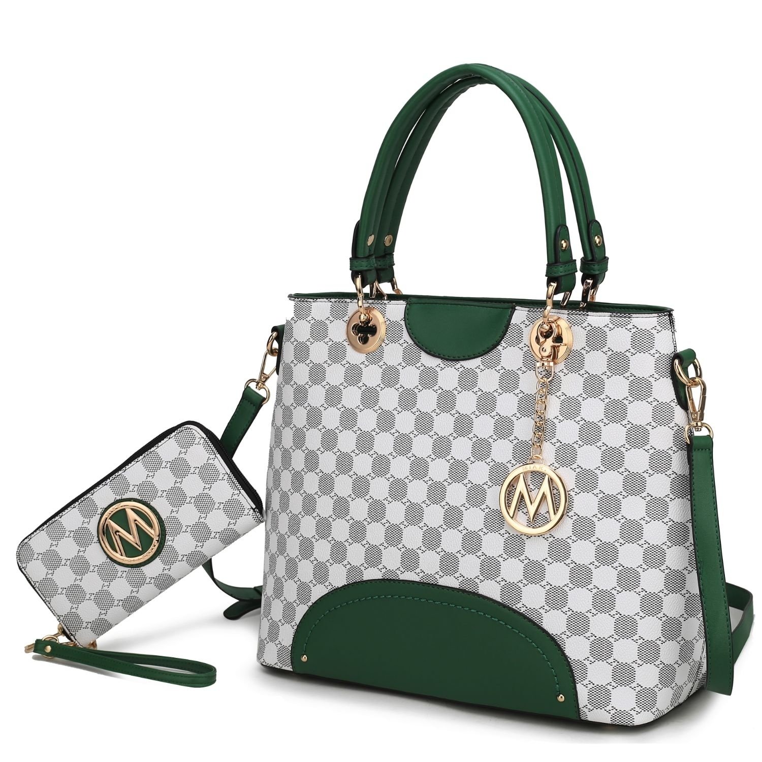 MKF Collection Gabriella Handbag With Wallet By Mia K. - Green