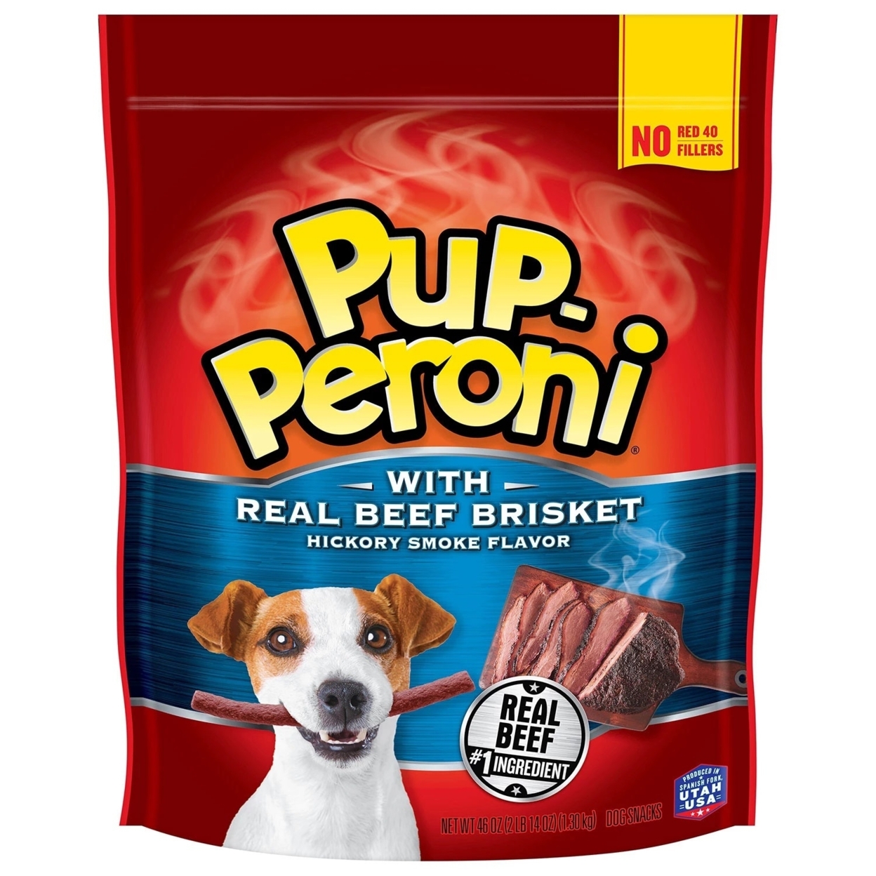 Pup-Peroni Dog Treats With Real Beef Brisket, Hickory Smoked Flavor (46 Ounce)