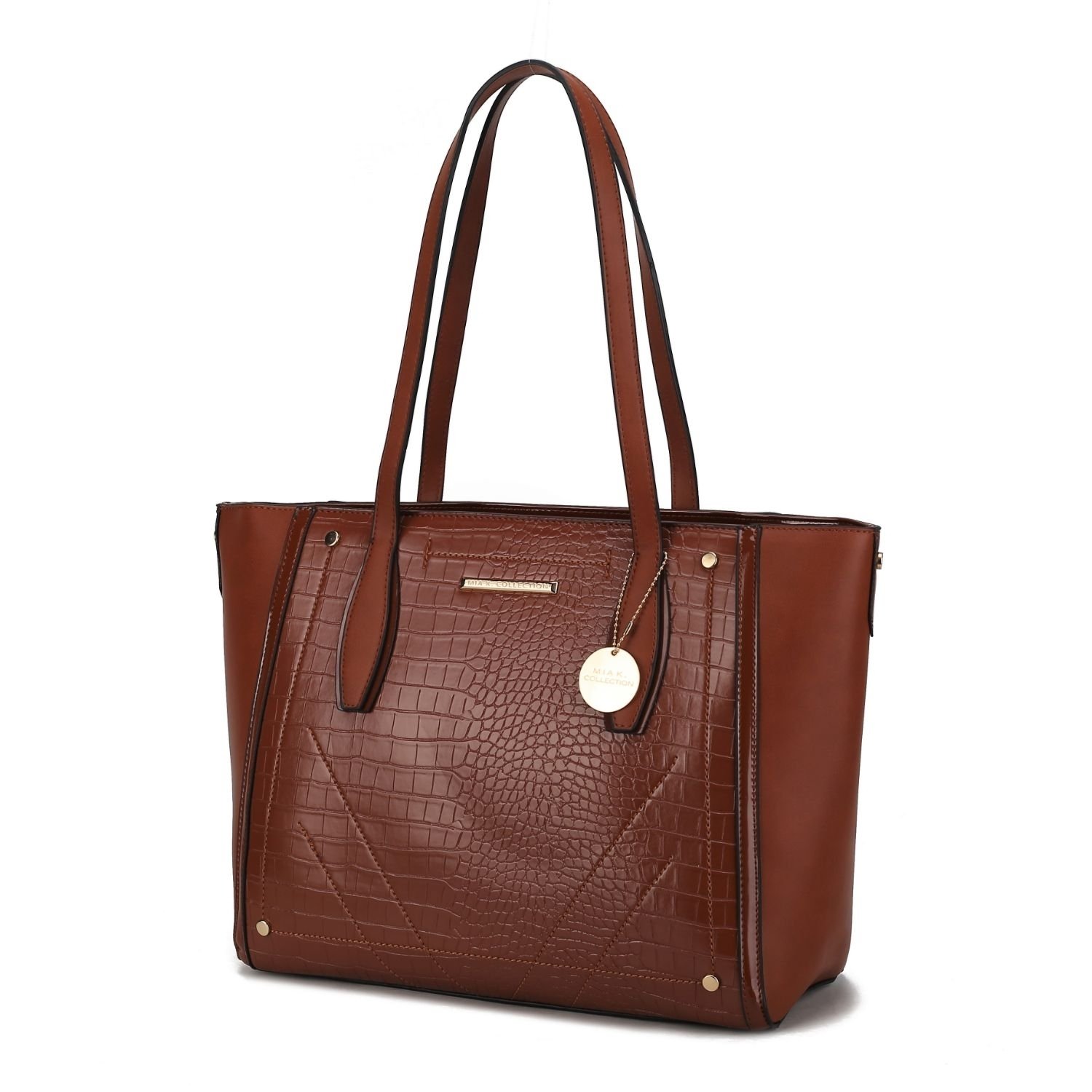 MKF Collection Robin Tote Handbag By Mia K. - Cognac