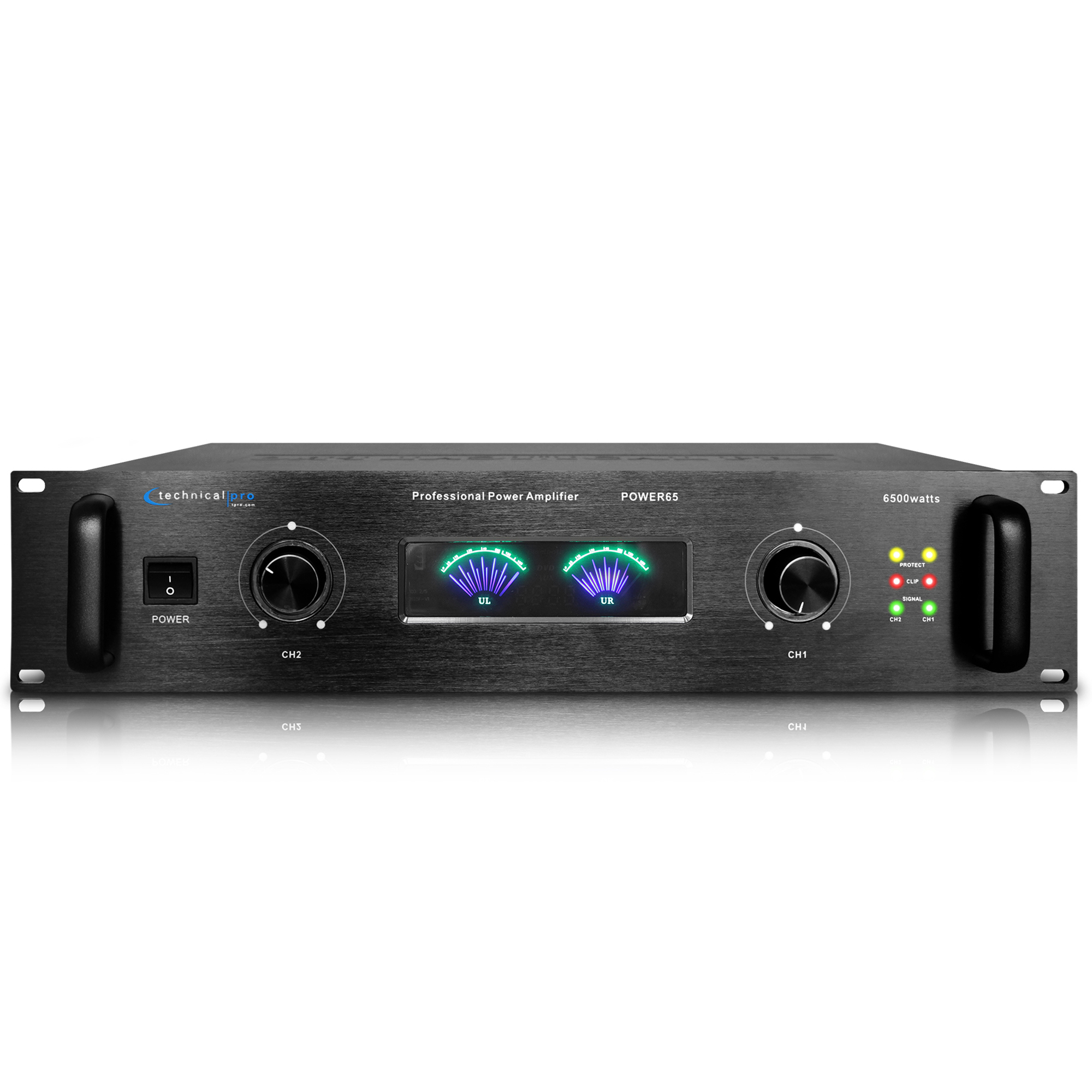 Technical Pro 6000 Watts 2 Channel Digital Stereo Power Amplifier, Audio Amplifier For Home Speaker Systems
