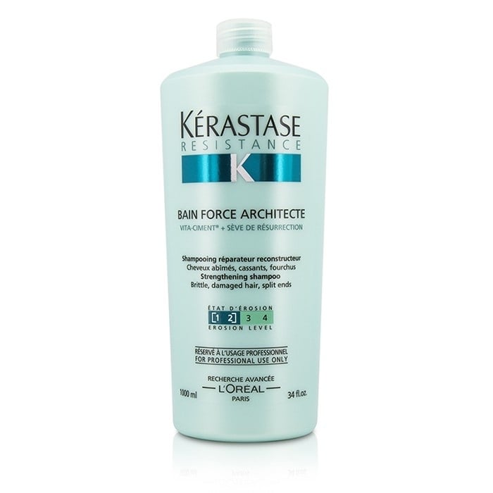 Kerastase - Resistance Bain Force Architecte Strengthening Shampoo (For Brittle, Damaged Hair, Split Ends)(1000ml/34oz)