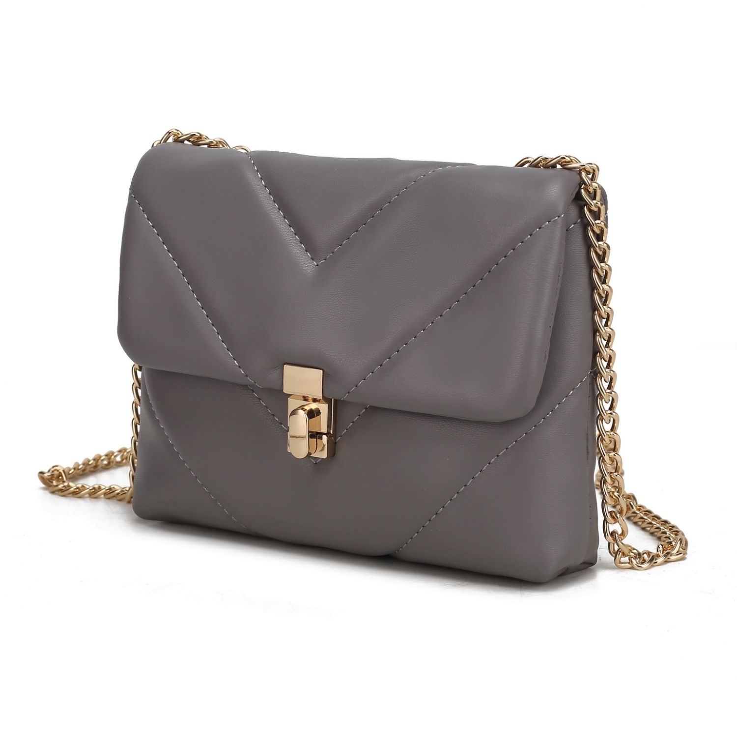 MKF Collection Ellie Crossbody Handbag By Mia K - Grey