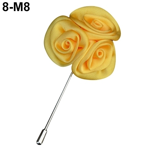 Mens Lapel Rose Flower Stick Bar Brooch Pin Wedding Suit Accessory Jewelry Gift