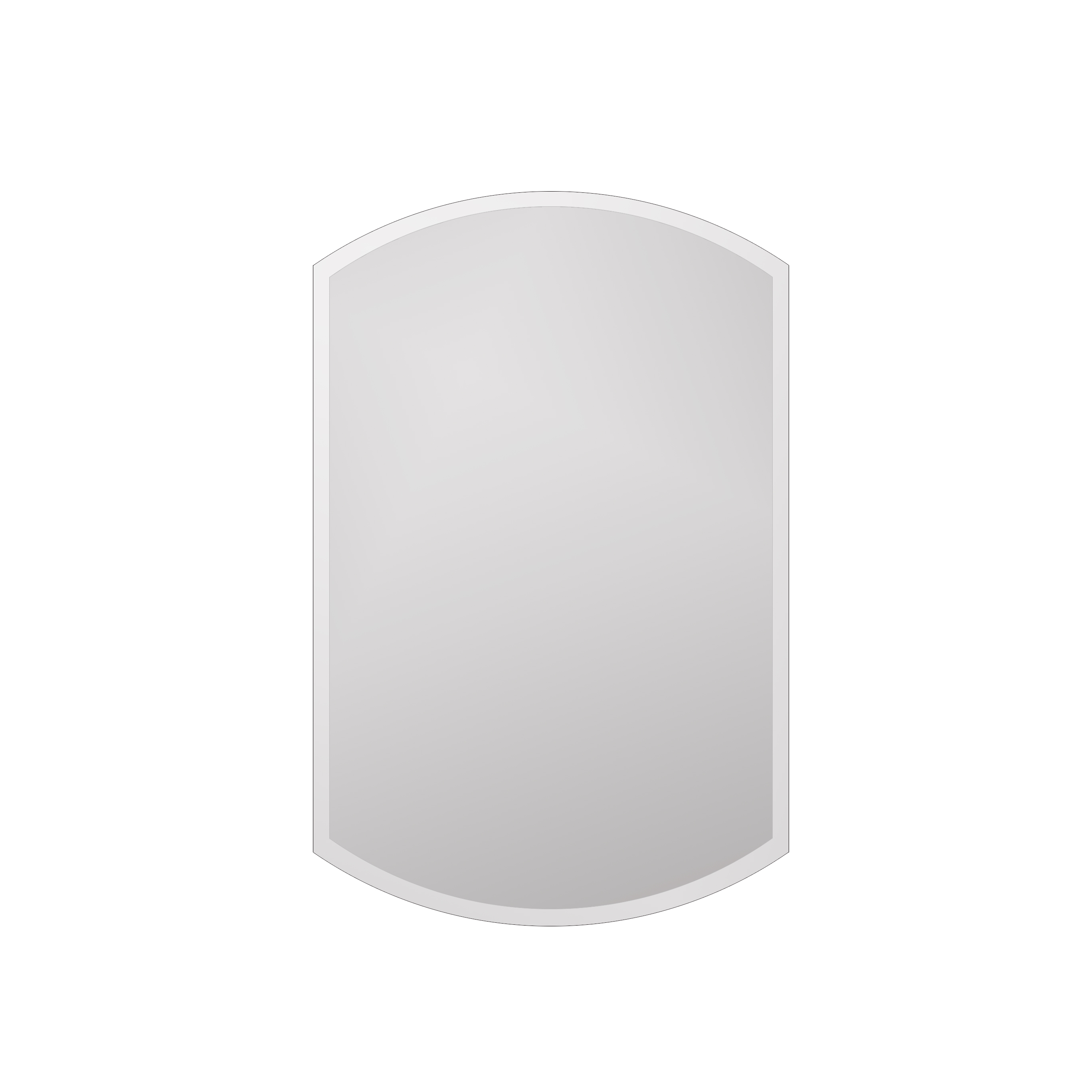 Lanier 20 in. W x 31 in. H Silver Aluminum Recessed or Surface Mount Mirror Medicine Cabinet
