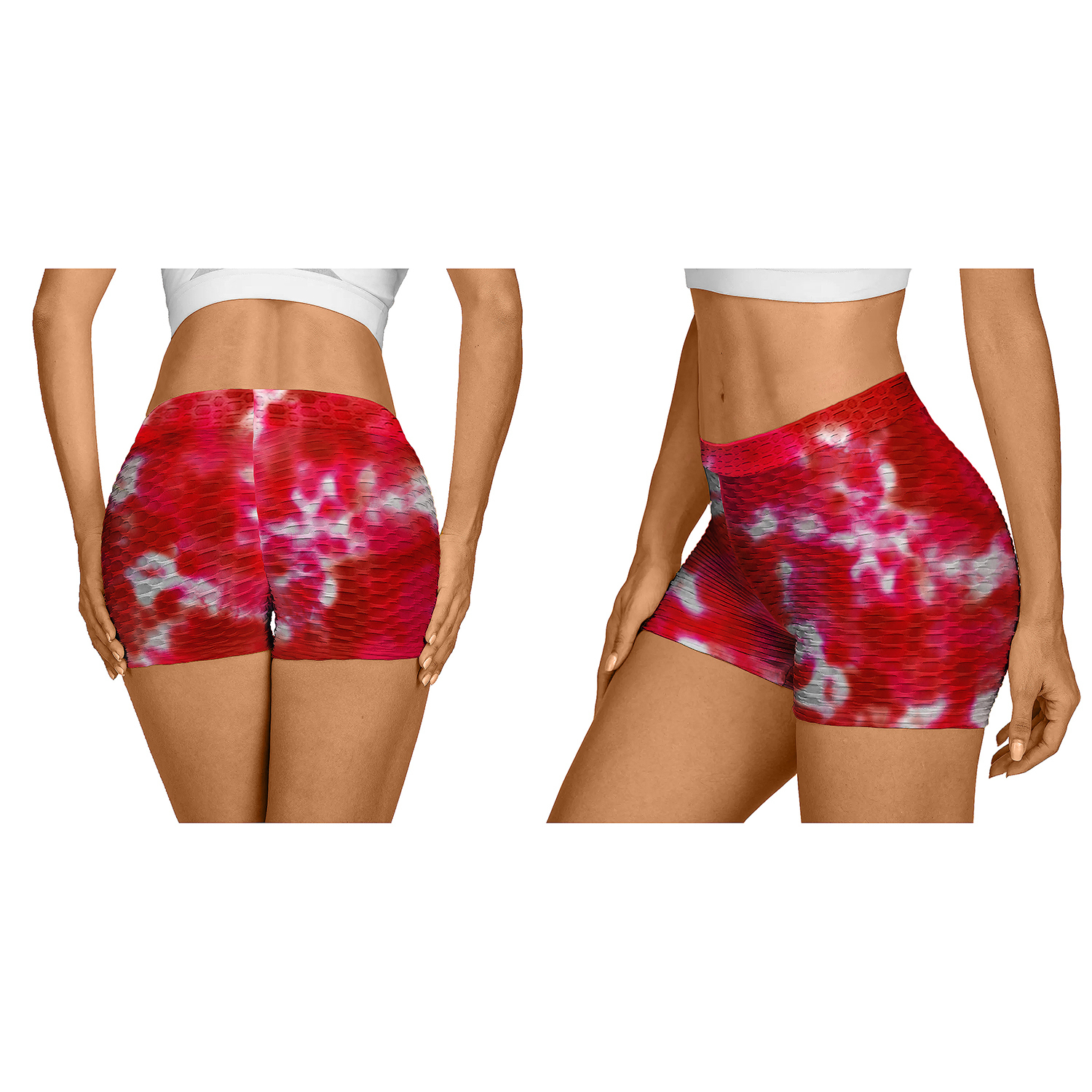 6-Pack Women's Scrunch Butt Lifting Stylish Shorts - Small