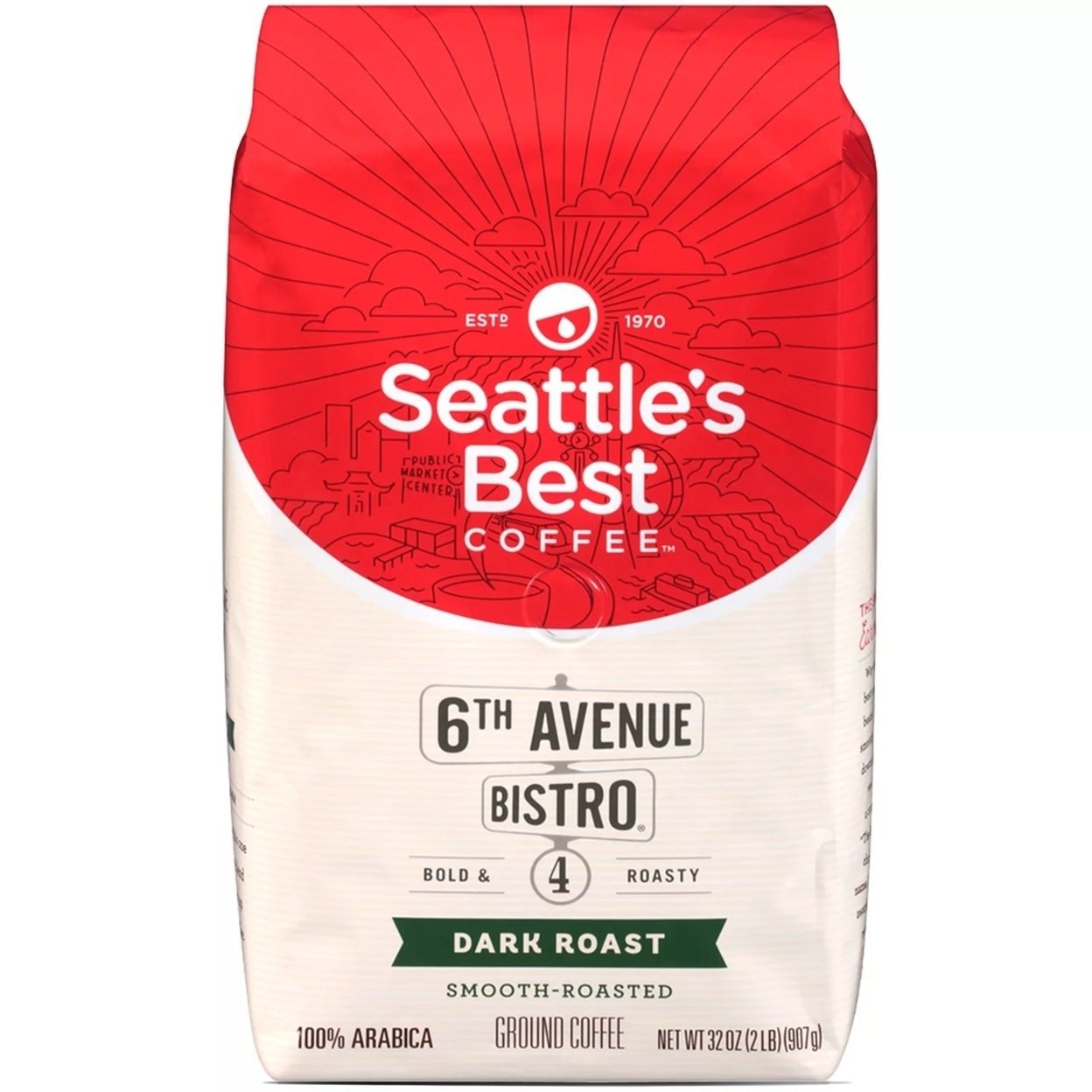 Seattle's Best Level 4 Ground Coffee (32 Ounce)