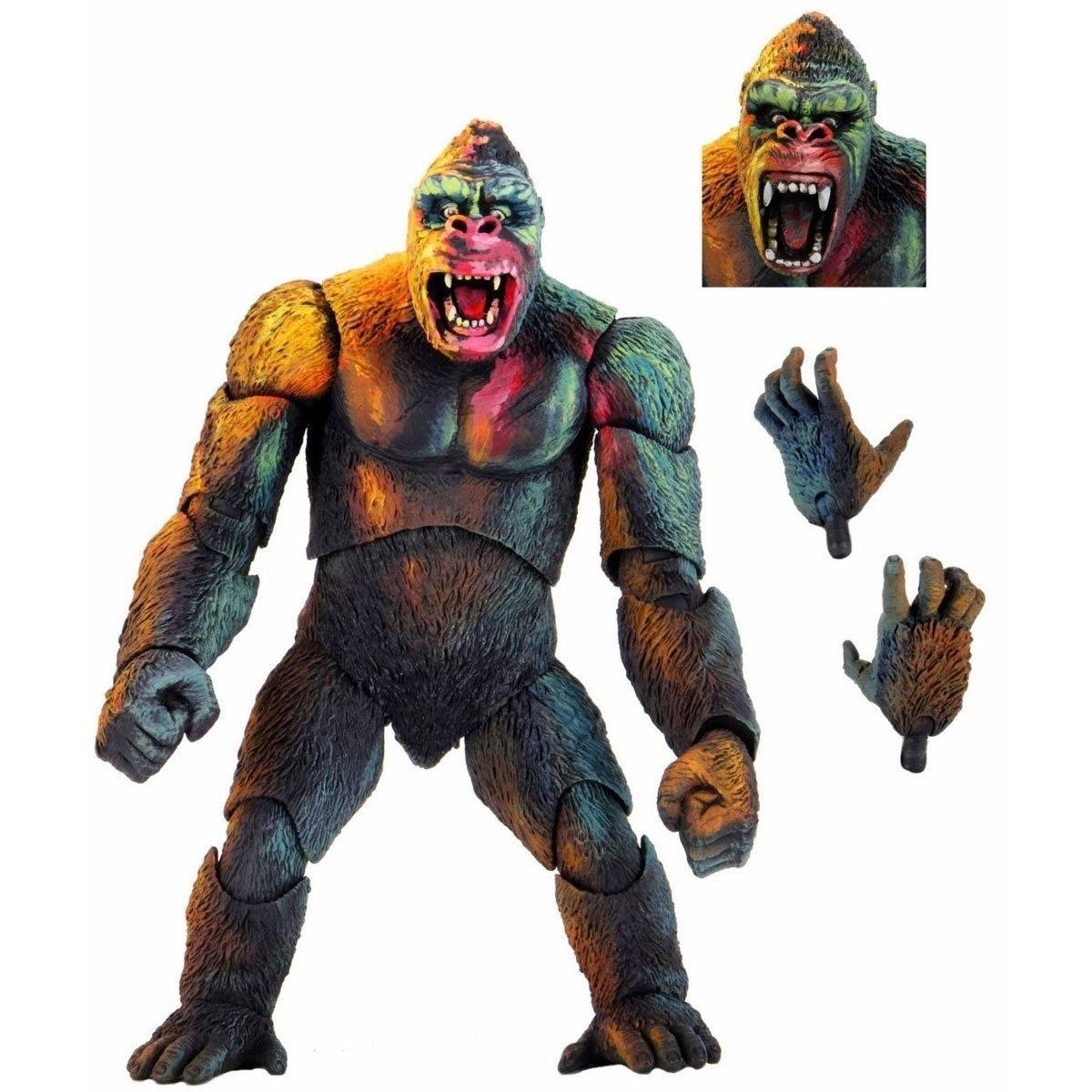 King Kong Illustrated Color Edition 8 Classic Statue Figure NECA
