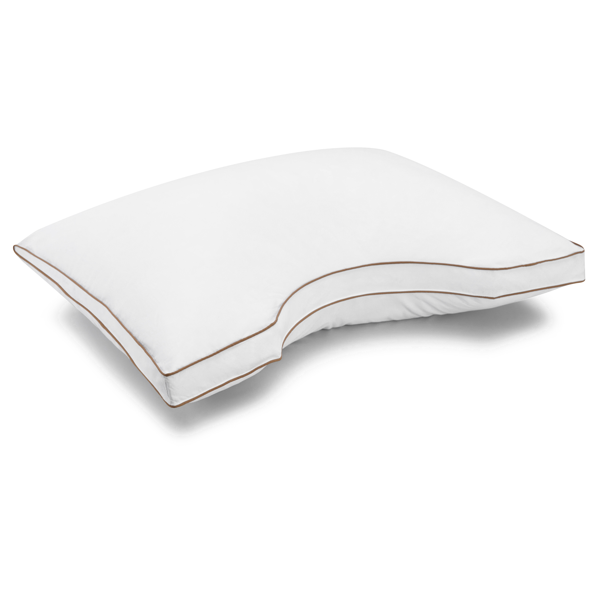 Ergonomic Contoured Curve Pillow for Neck and Shoulder Support