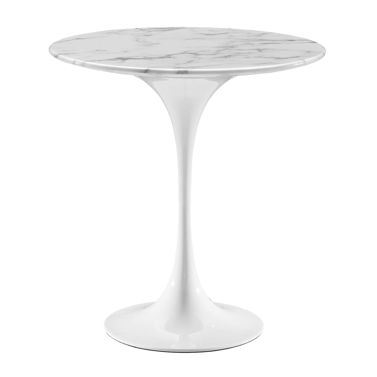 Lippa 20 Round Artificial Marble Side Table