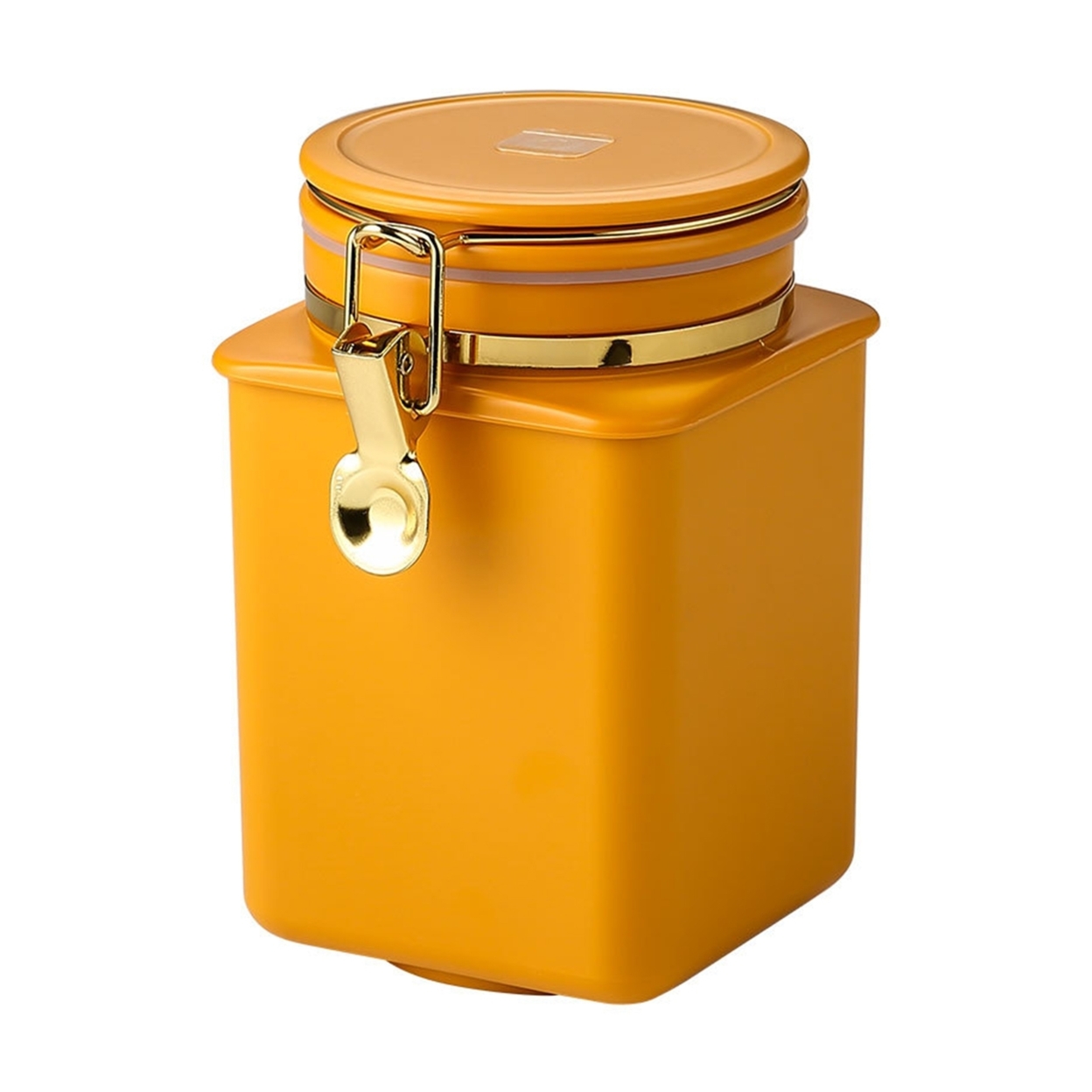1.1L Organizer Box Multi-functional Fresh-keeping PS One-way Exhaust Sealed Organizer Box Kitchen Accessories - orange