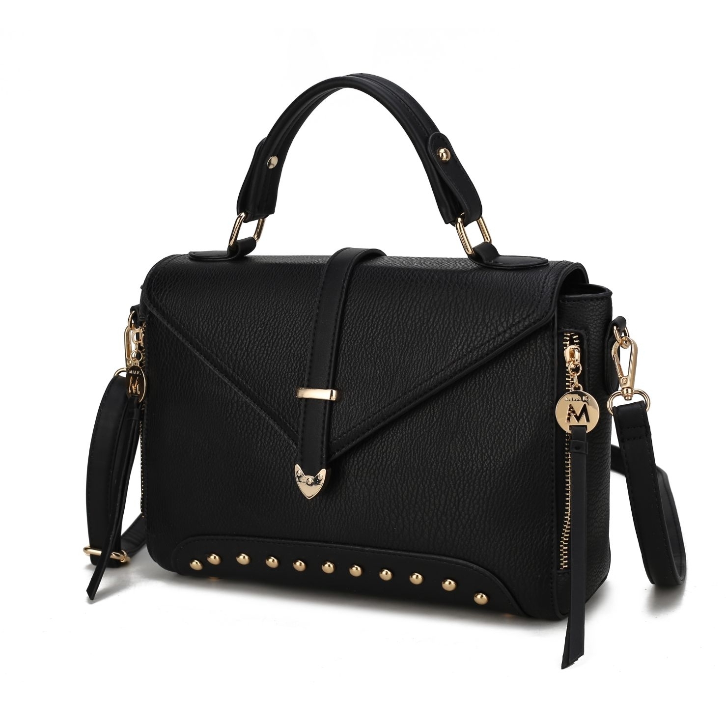 MKF Collection Angela Vegan Leather Women's Satchel Handbag By Mia K - Yellow
