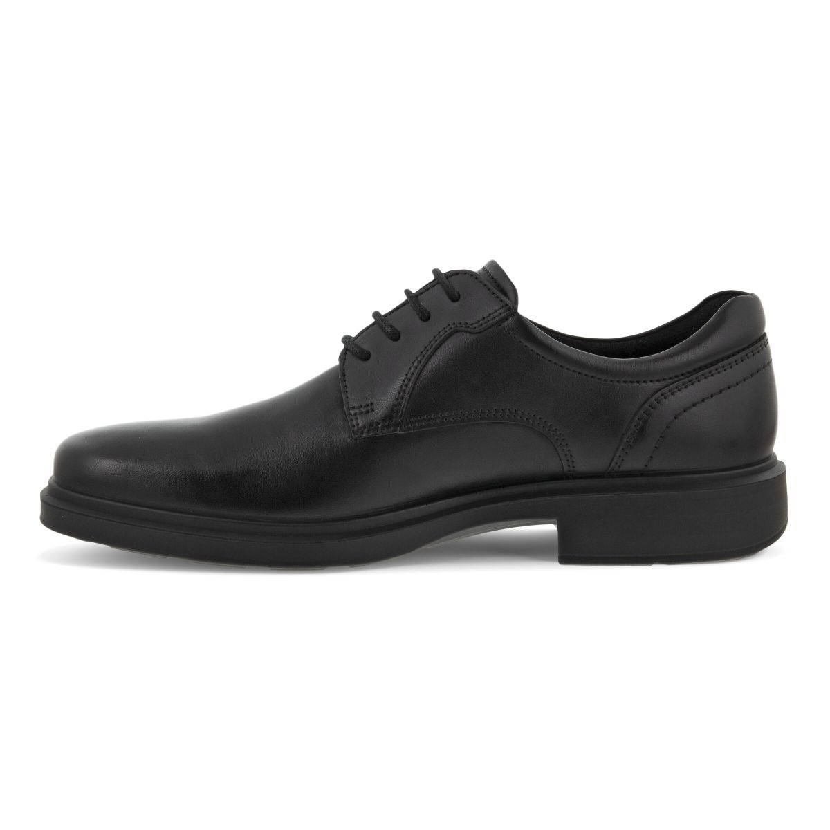 ECCO Men's Helsinki 2.0 Plain Toe Tie Black Leather - 500164-01001 BLACK - BLACK, 8-8.5