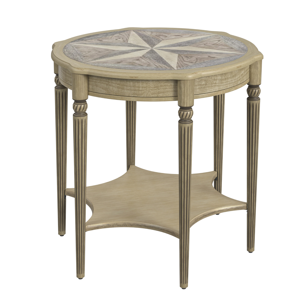 Butler Bainbridge Antique Beige Side Table