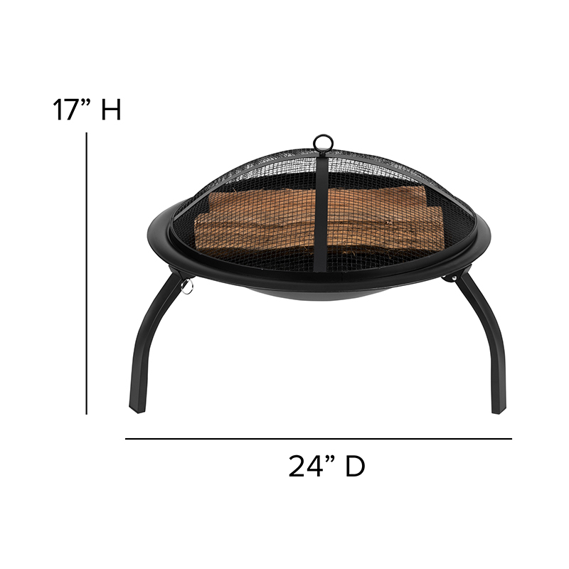 22.5 Round Foldable Firepit